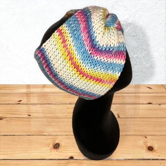 Handmade Knit Twist Ear Warmers Handcrafted Headband Flapper Girl - Picture 4 of 9